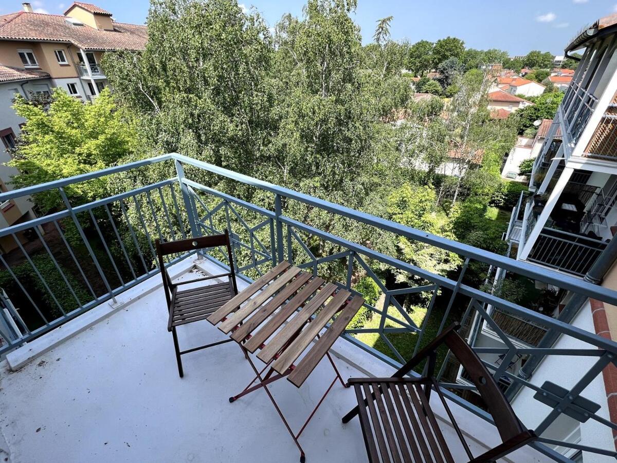 툴루즈 T2 Au Calme Avec Parking Et Balcon 아파트 외부 사진